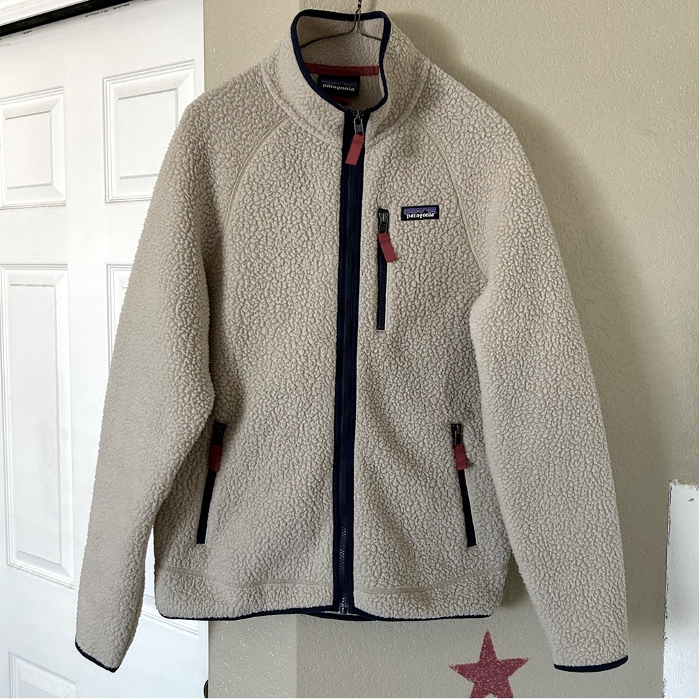 Patagonia Men's Retro Pile Fleece El Cap Khaki Jacket